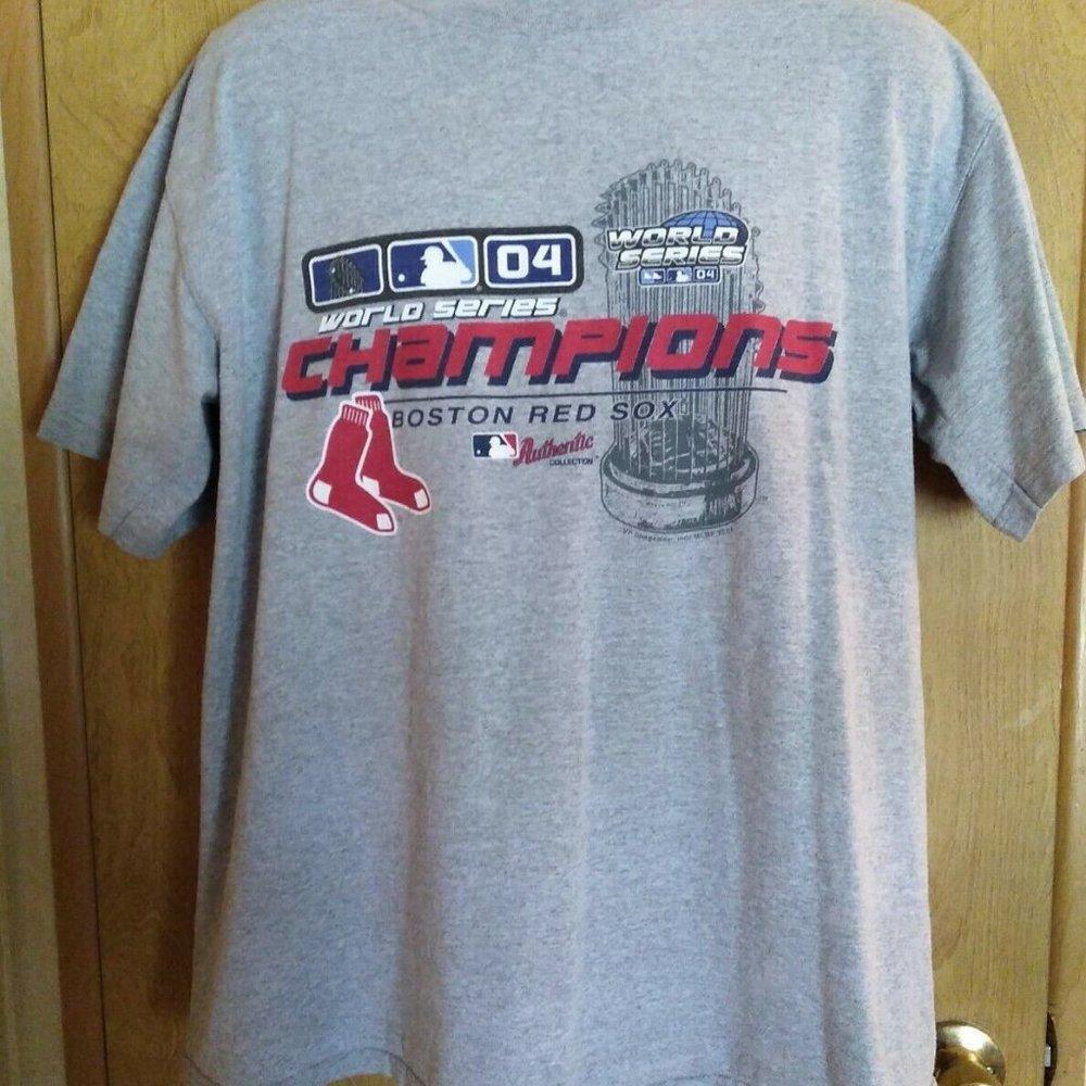 Boston Red Sox 2004 World Series Champions Baseball Fan Classic T Shirt